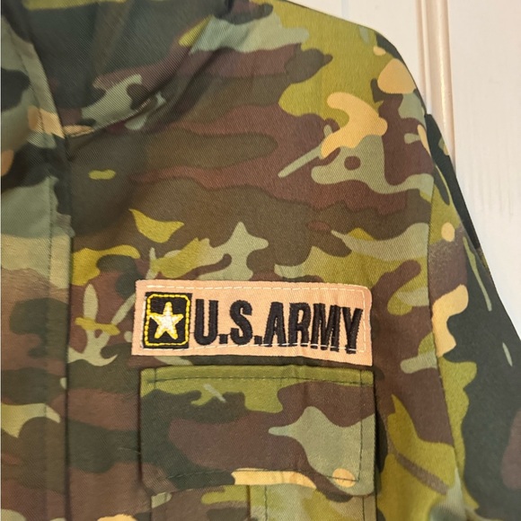 🪖 Metemot Kids Army Role Play Set Costume – Camo Jacket & Vest (Size M) LIKE NEW - Picture 3 of 16